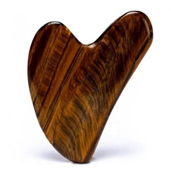 Gua Sha Massagestein Tigerauge – Stressabbau & Vitalität